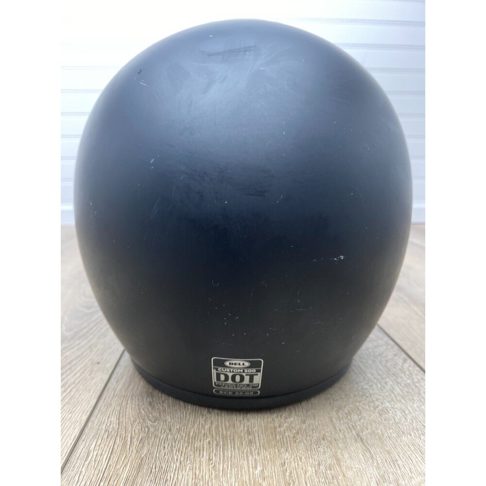 Bell Custom 500 Motorcycle Helmet MATTE BLACK w/TWO Bell Bubble Shields XS - Picture 4 of 13